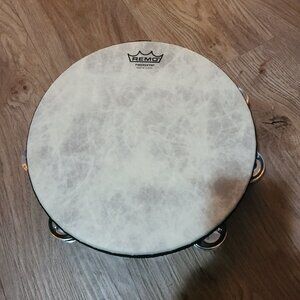 Remo Fiberskyn Tambourine 10" Double Row Fiberskyn 08 2022